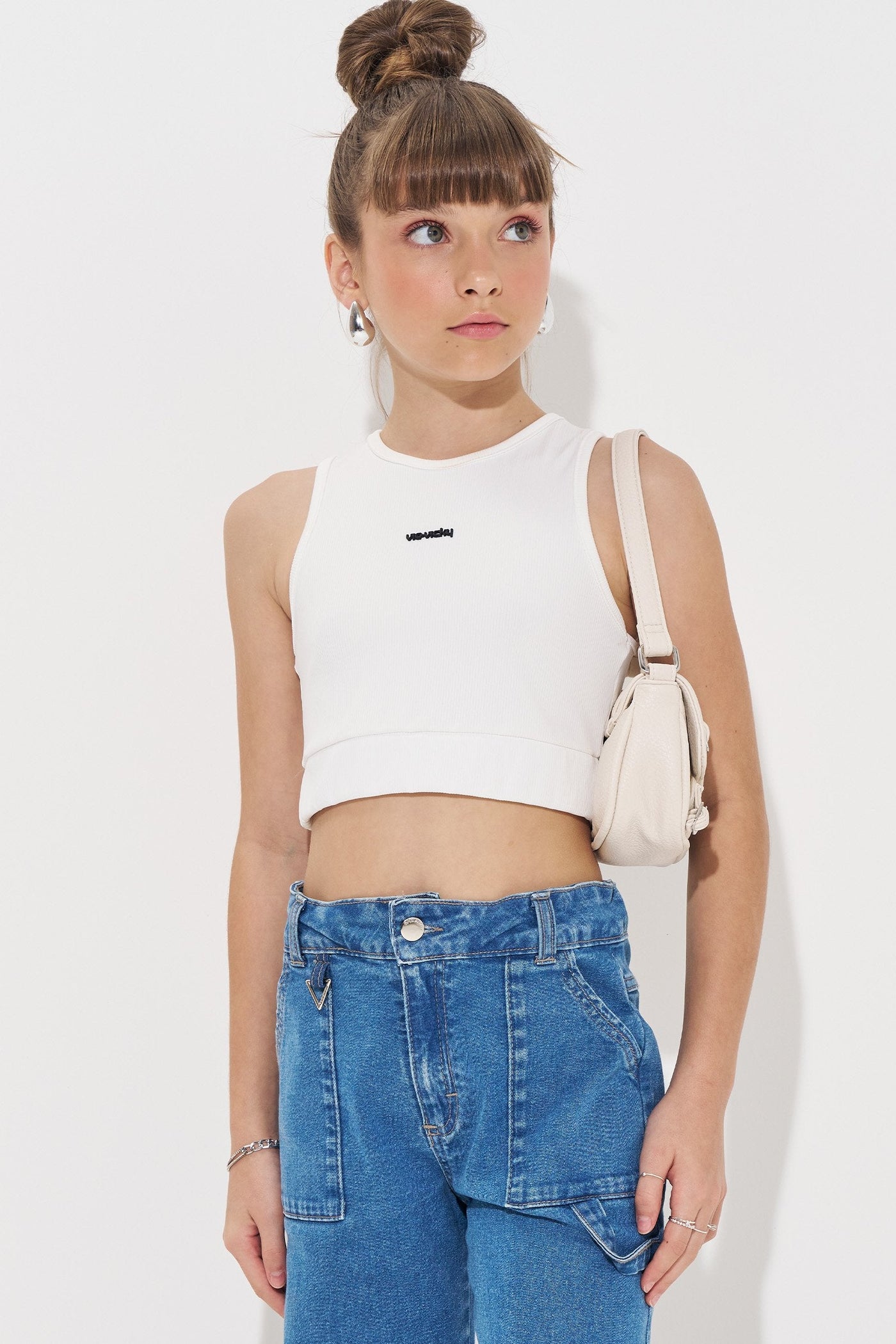 Top Cropped Nadador em Ribana Fancy 82848 Vic&Vicky Teen Menina