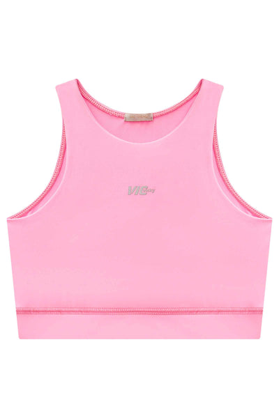 Top em Malha Poliamida UV 50+ com Bojo Removível 84627 Vic&Vicky Teen Menina