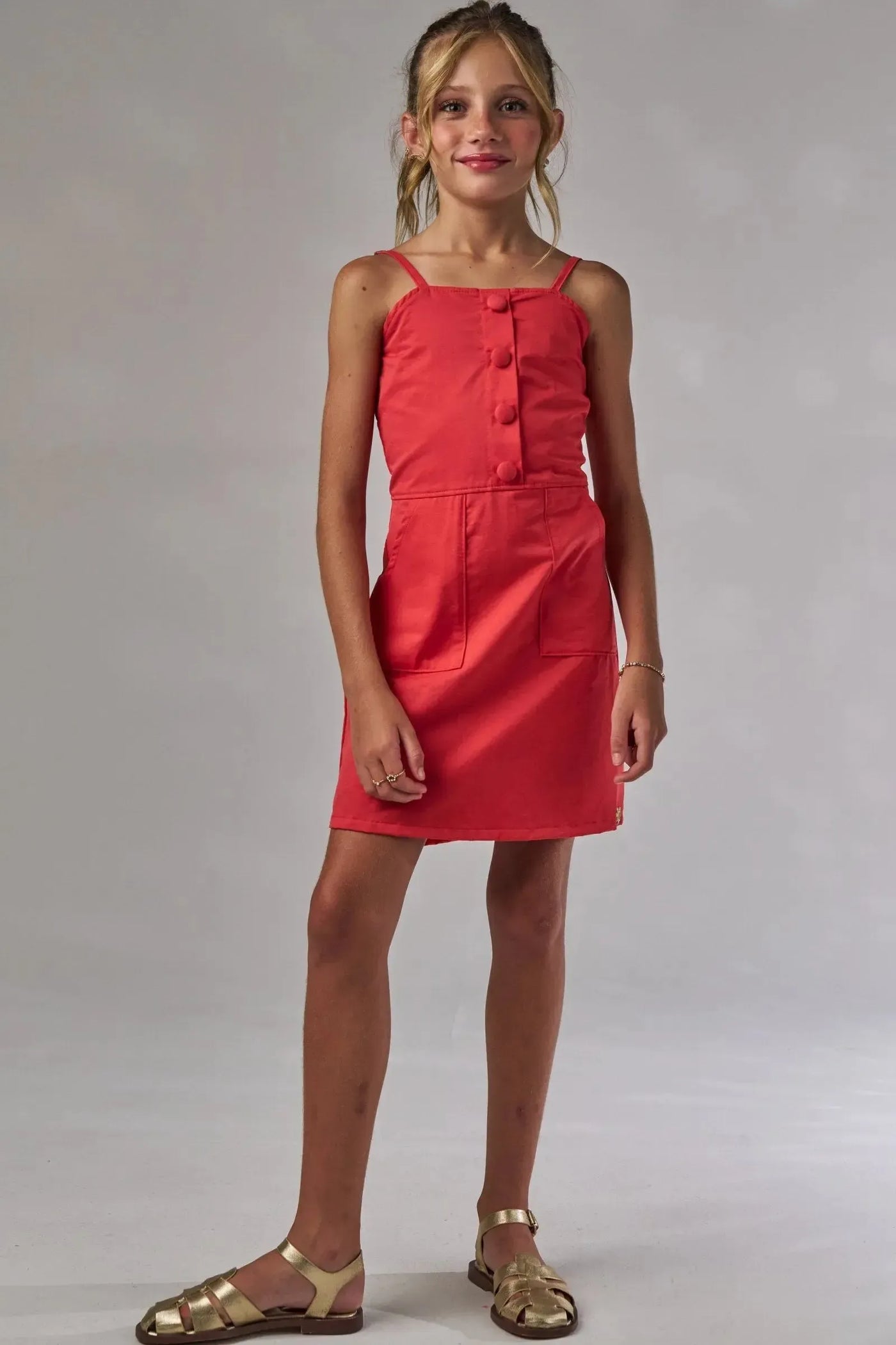 Vestido em Alfaiataria Amore 86554 Lilimoon Teen Menina