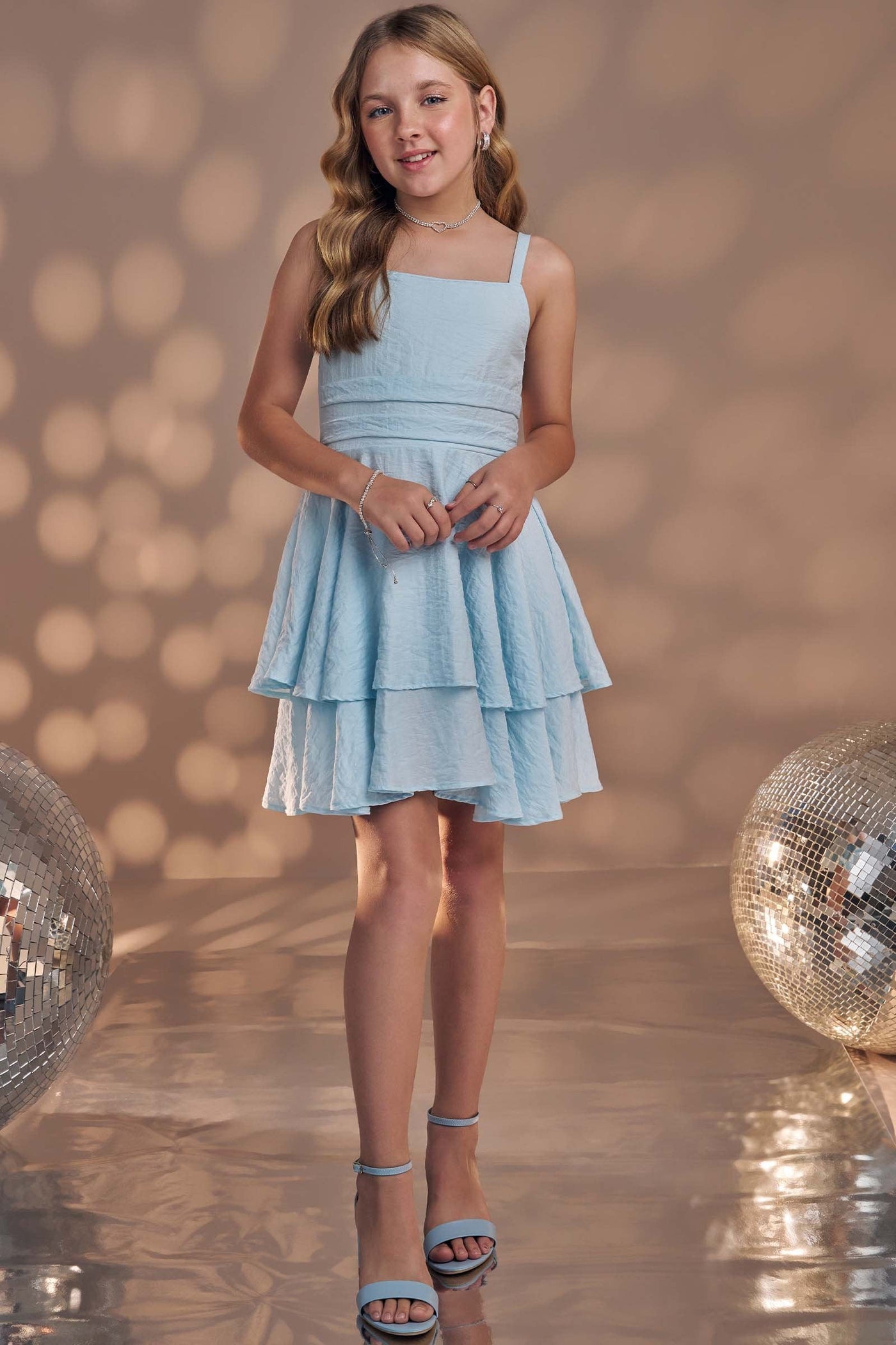 Vestido em Alfaiataria Glow 83202 Vic&Vicky Teen Menina