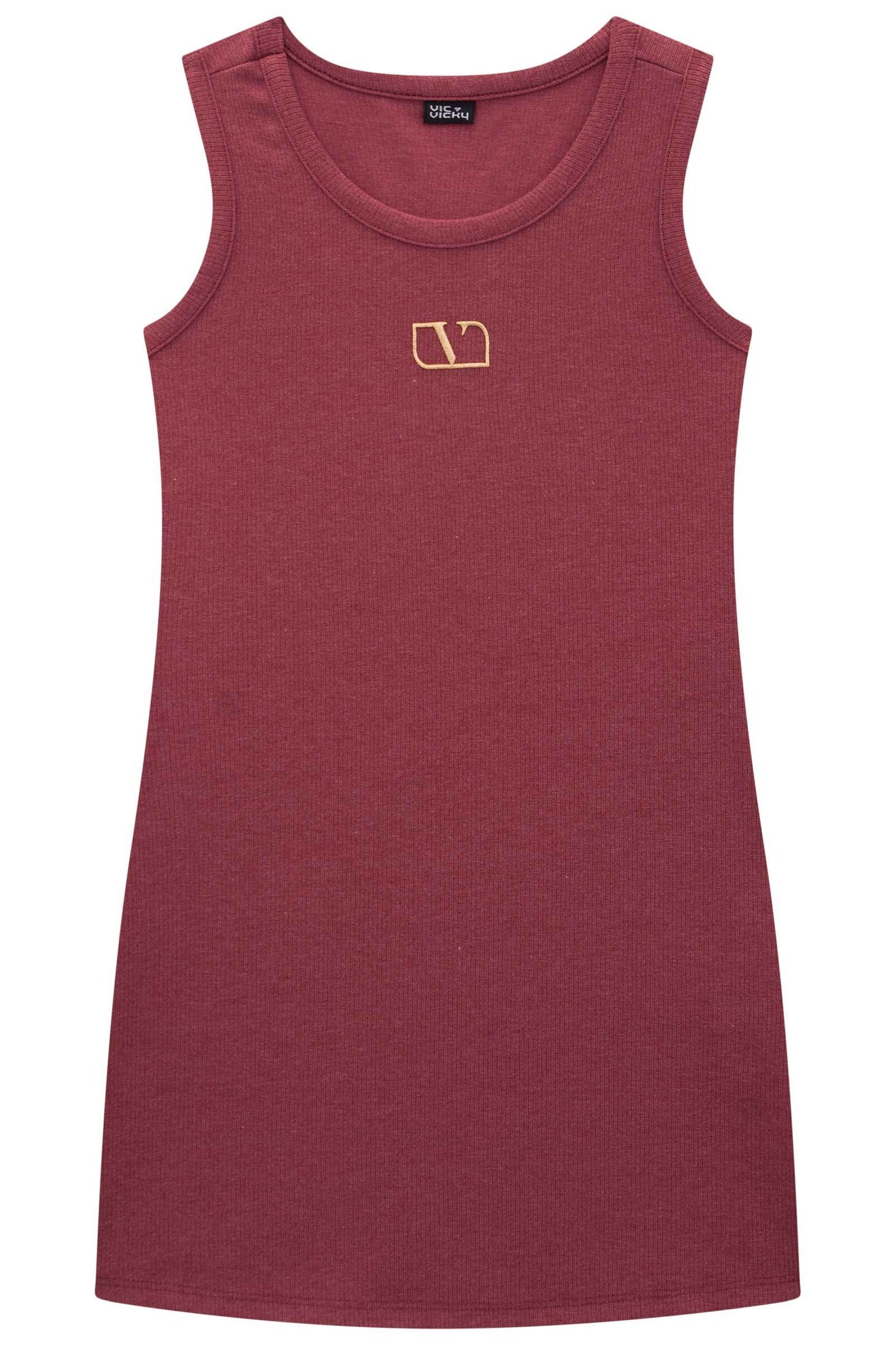 Vestido em Canelado Liz 83553 Vic&Vicky Teen Menina