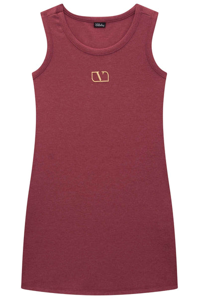 Vestido em Canelado Liz 83553 Vic&Vicky Teen Menina