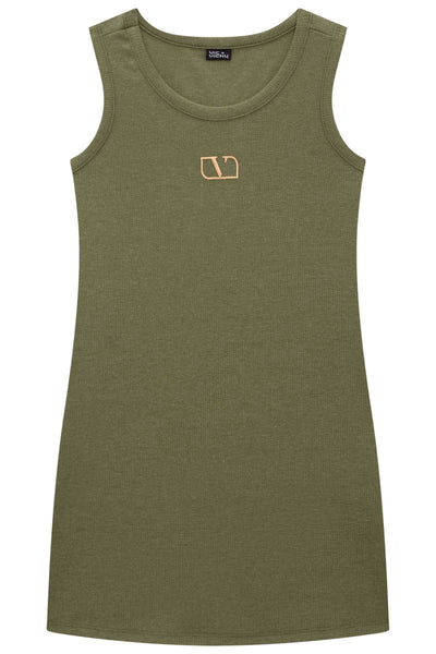 Vestido em Canelado Liz 83553 Vic&Vicky Teen Menina