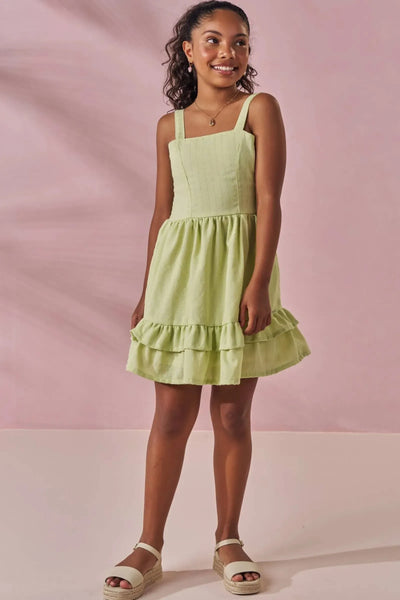 Vestido em Linho Milano 88779 Lilimoon Teen Menina