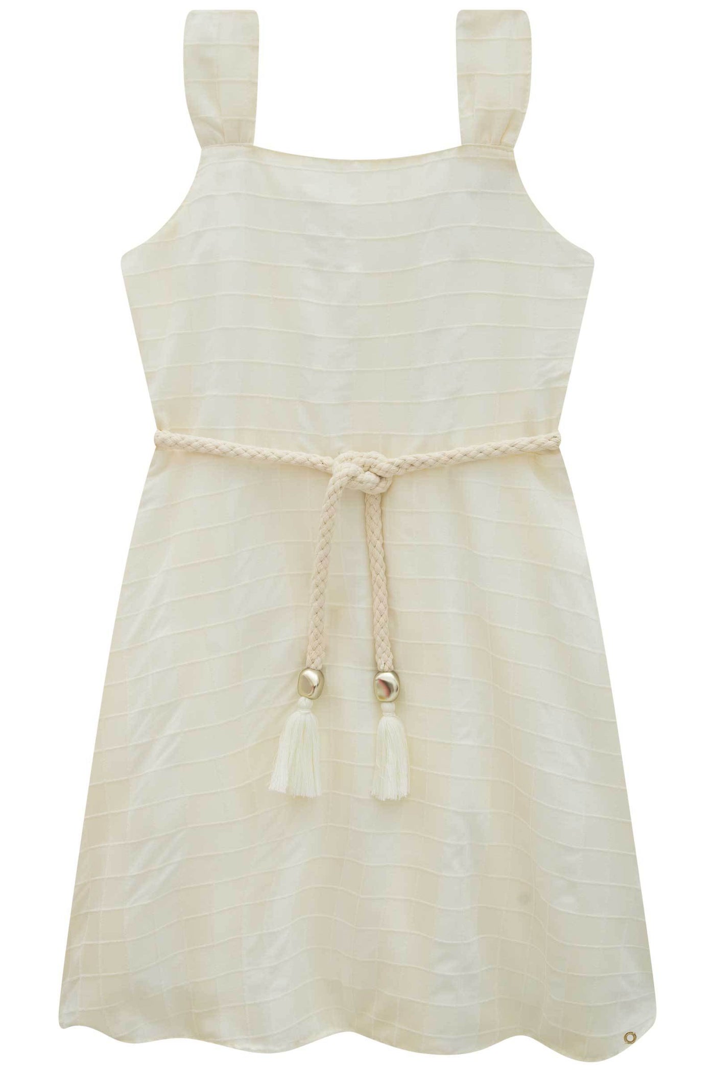 Vestido em Tecido Grid Chenille 83668 Vic&Vicky Teen Menina