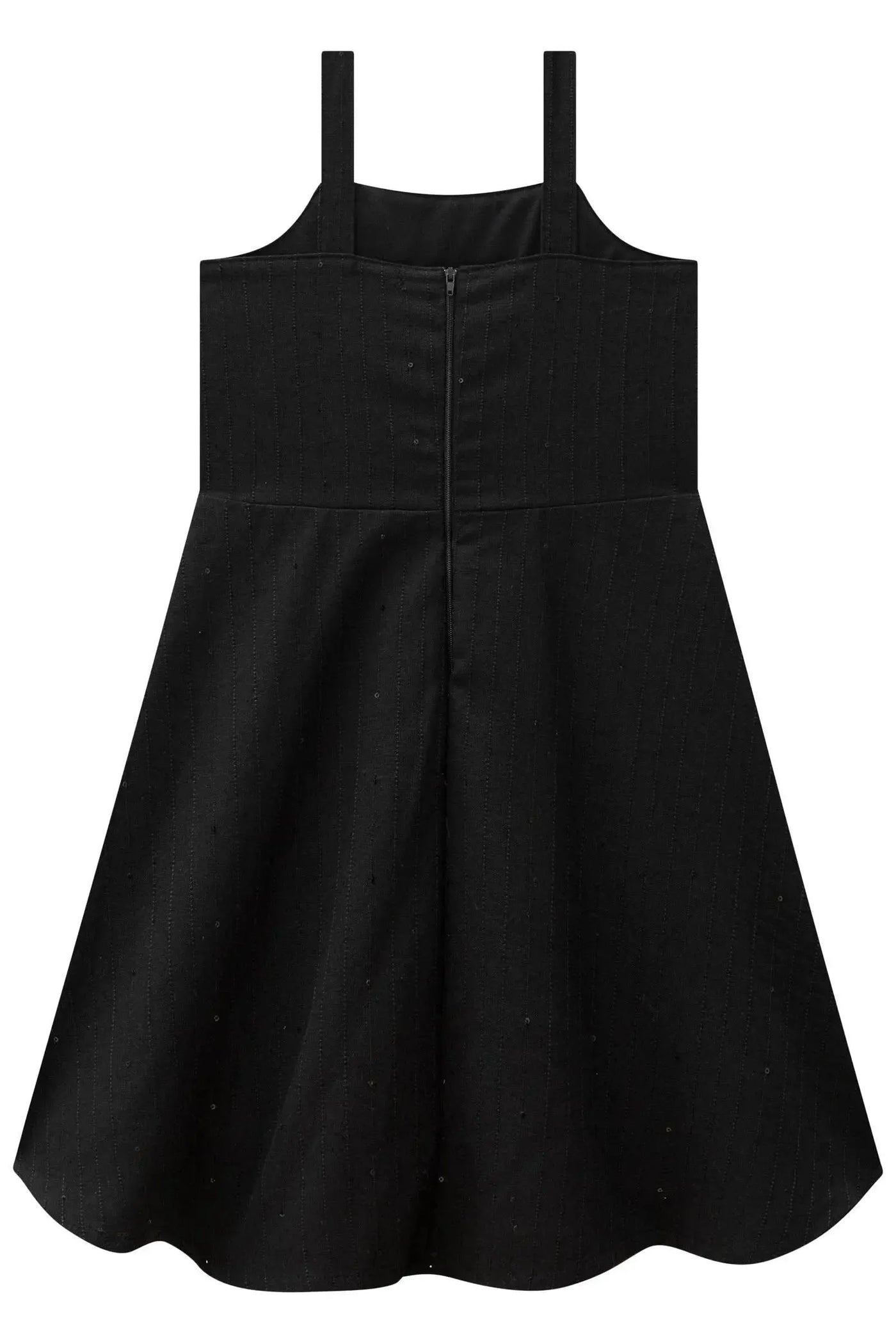 Vestido Médio em Linho Maquinetado 88685 Vic&Vicky Teen Menina