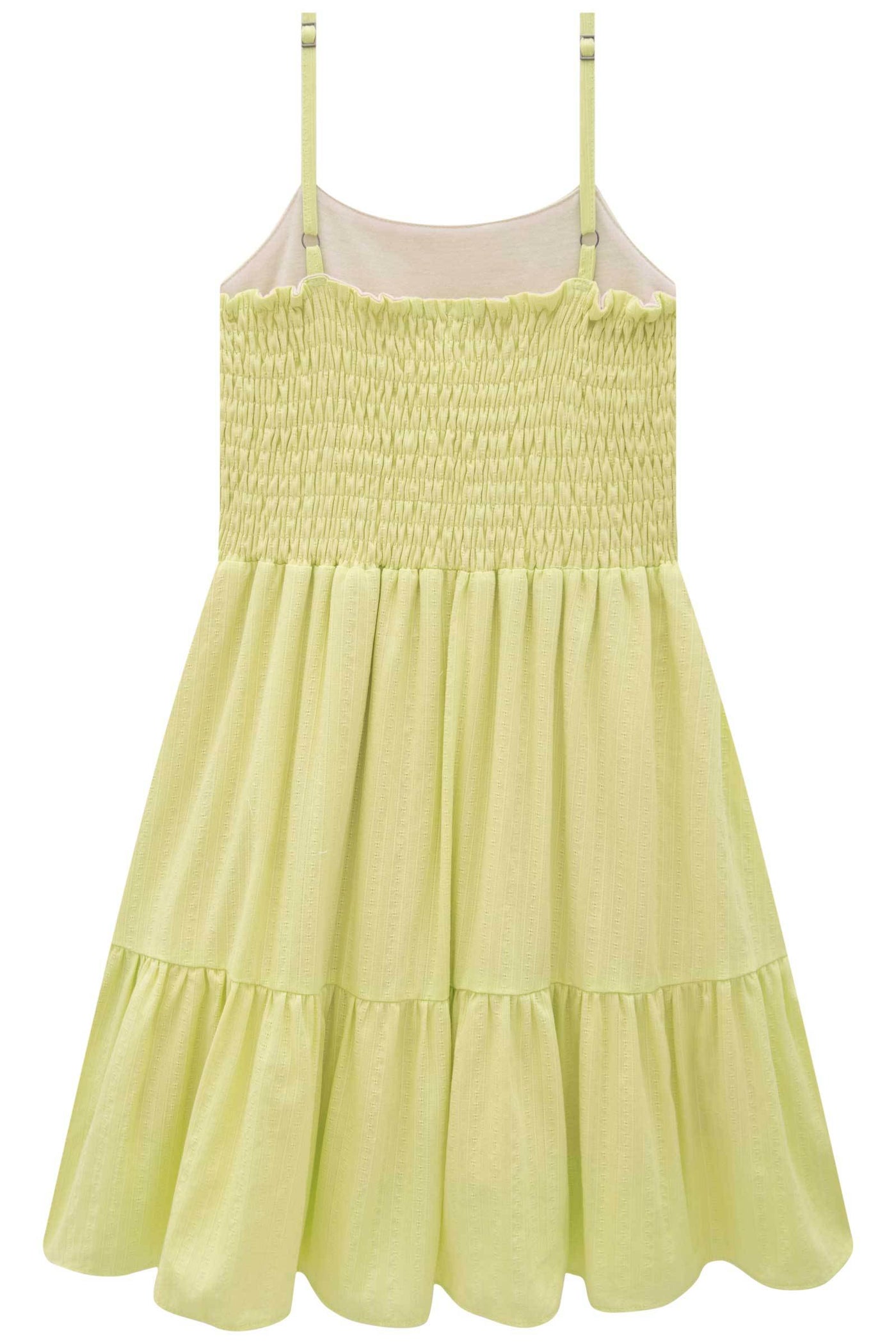 Vestido Médio em Tricoline Maquinetado 83675 Vic&Vicky Teen Menina