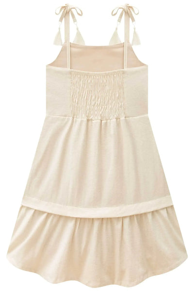 Vestido Médio em Viscolinho 88680 Vic&Vicky Teen Menina