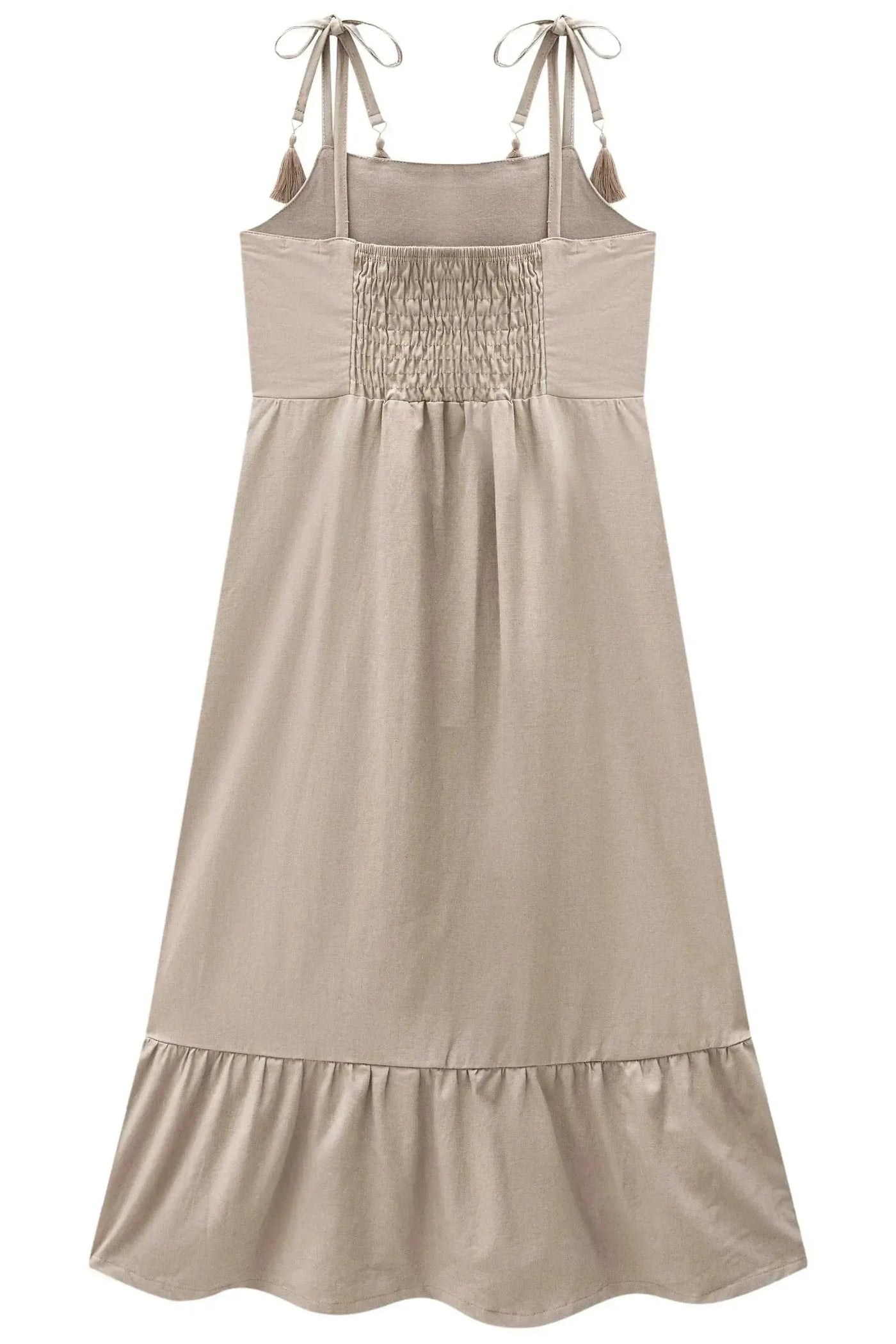 Vestido New Midi em Linho Santorine 87877 Vic&Vicky Teen Menina