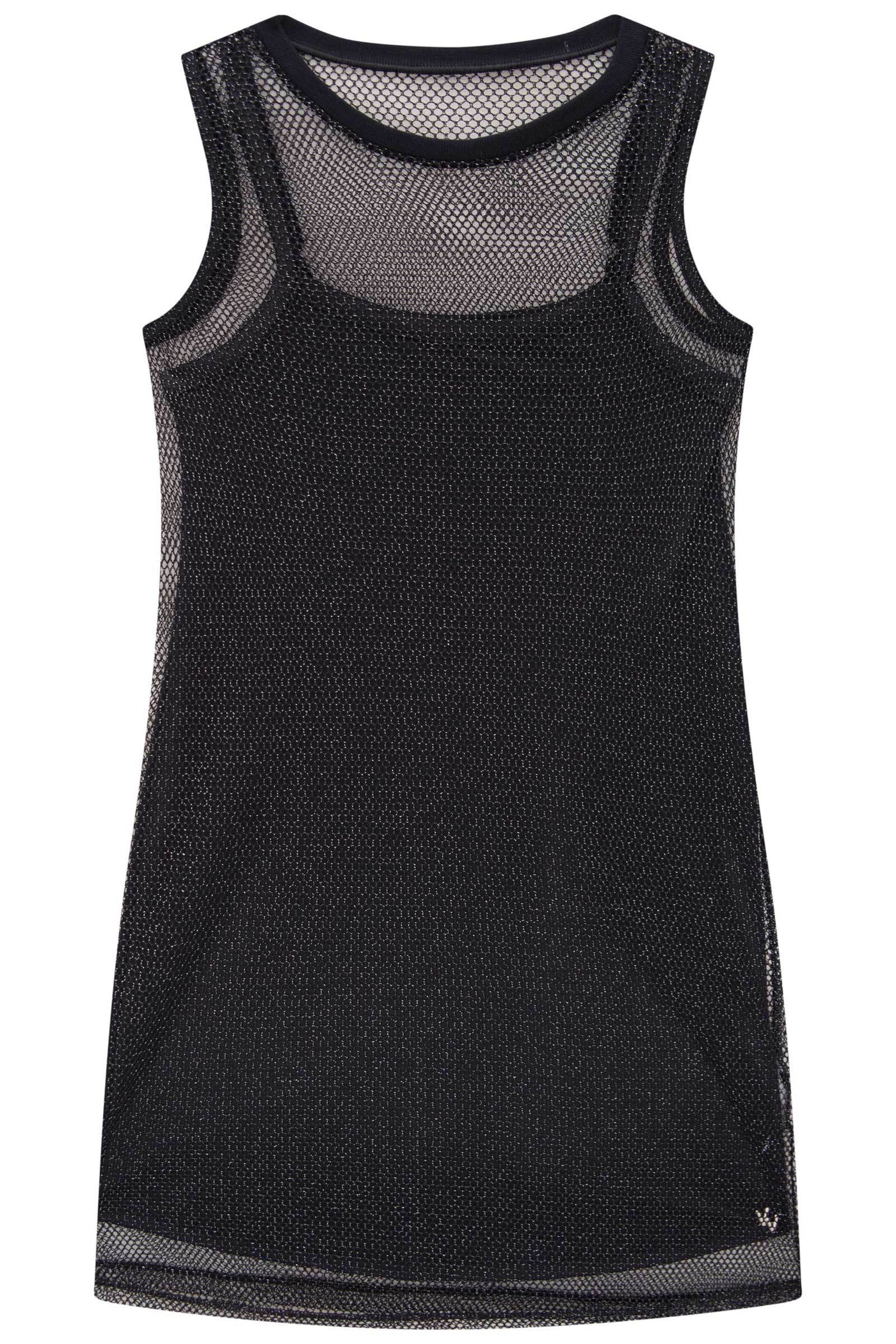 Vestido Sobreposição em Tela Glamour e Vestido Forro em Malha 83657 Vic&Vicky Teen Menina