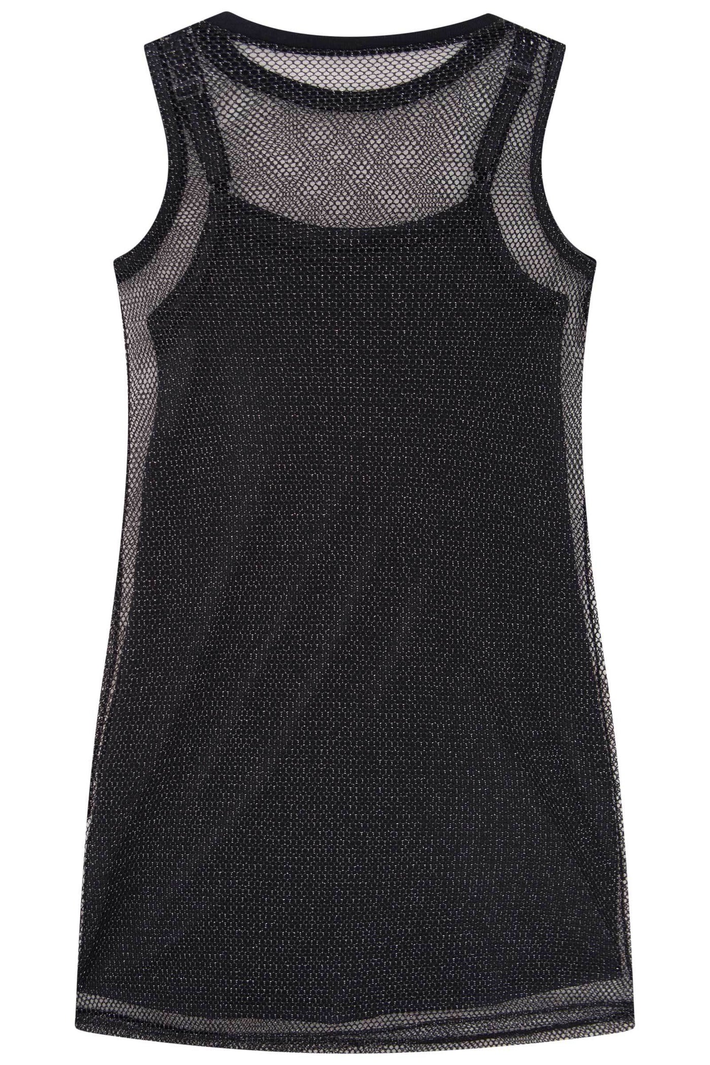 Vestido Sobreposição em Tela Glamour e Vestido Forro em Malha 83657 Vic&Vicky Teen Menina